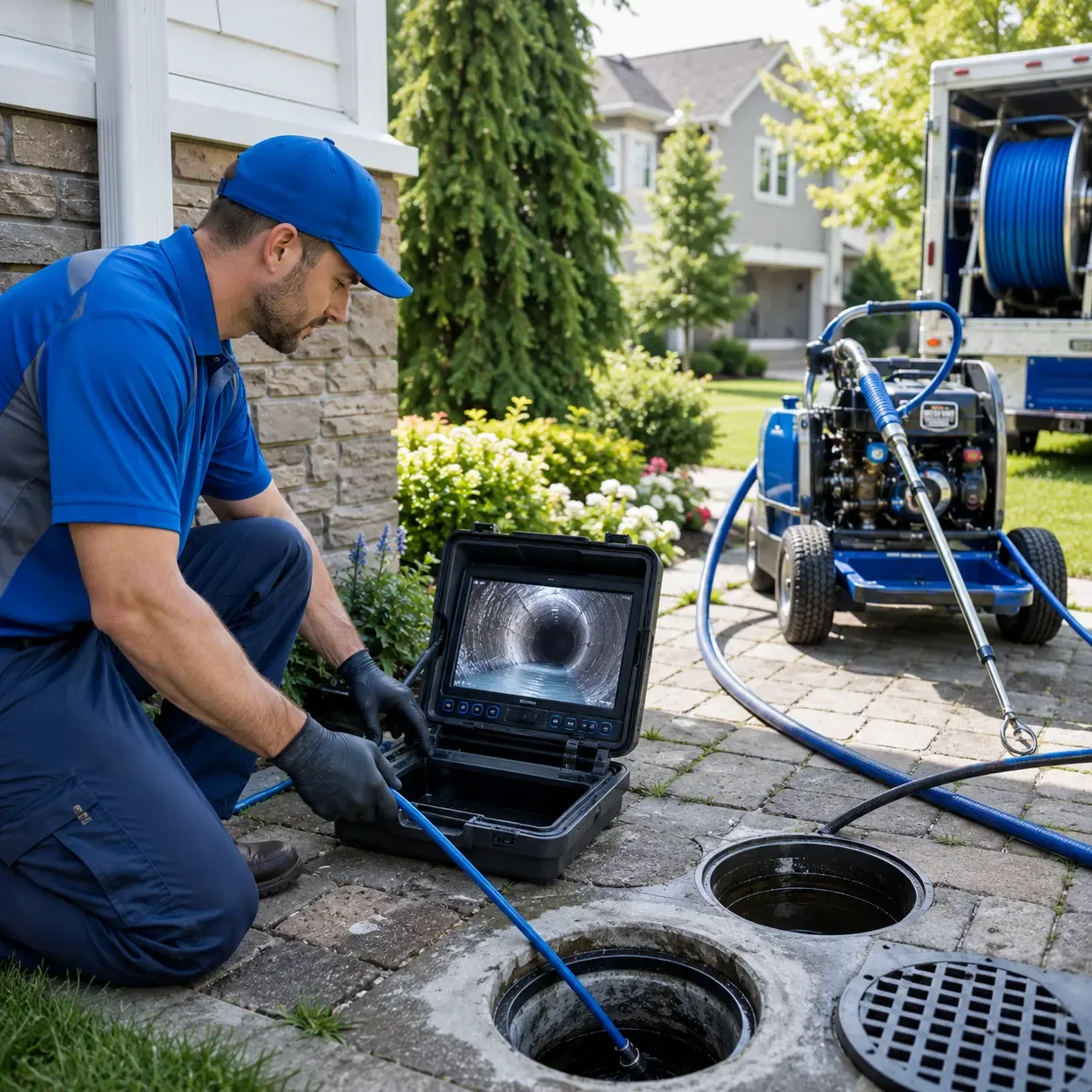 Outdoor drain cleaning professionals serving Holmes Mill, KY
