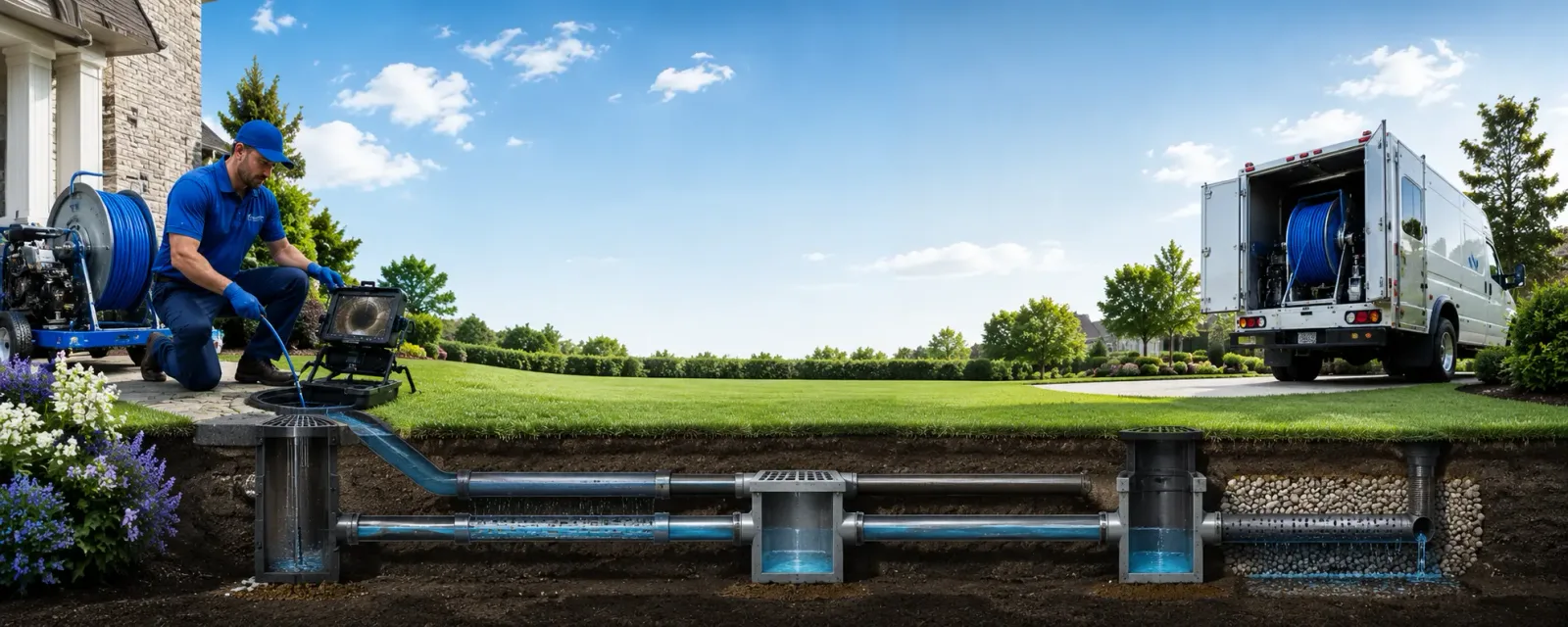 Outdoor drain cleaning information for Holmes Mill, KY